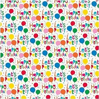 GIFT WRAP ROLL - LET'S PARTY