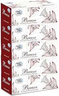 Cool & Cool Breeze Facial Tissues 150's, Pack of 5