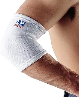 LP Support 603 Elasticated Elbow Support, White