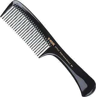 Kent Professional SPC83 Coarse Rake Comb | Static and Heat-Resistant Hard Rubber | Gentle Detangling for Medium to Thick Hair | Durable and Reliable Design