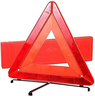 Royal Apex Safety Triangle Warning Kit Foldable Emergency Warning Triangle Sign Car Roadside Emergency Kit with Reflective (Pack of 1)