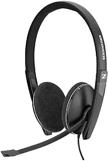 Sennheiser Pc 3.2 Chat - Lightweight Stereo Headset With Adjustable Noise-Cancelling Microphone - For Internet Telephony And E-Learners - Pc Connectivity- Great For Gaming, Work, & Study, Wired