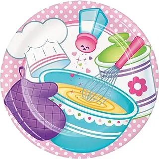 Creative Converting Little Chef Dinner Plates 8.75-Inch Size, 8 Pieces