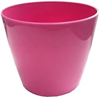 Dubai Garden Centre Plastic Plant Pot, 16 cm Size, Pink