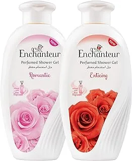 Enchanteur Shower Gel, Romantic & Enticing, 2 X 250 ml