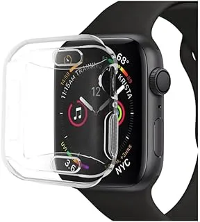 غطاء حماية COOLBABY لساعة Apple Watch Series 4 شفاف