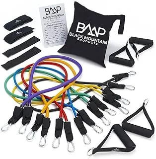 Black Mountain Products - Ultimate Resistance Band Set with Starter Guide