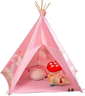 Home Canvas Children's tent Play Tents Fashion Children's House Tent Girl Toy House Tent, Indoor Play House Tent Outdoor Camping Tent Children's Birthday Gift Toy (Size : 180x137cm)