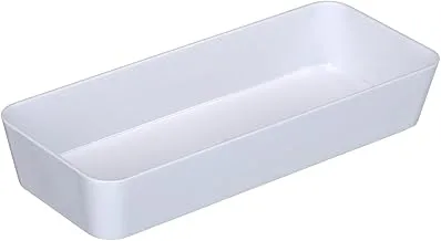 WENKO Shelf Slim, White, 24 X 10 X 4 cm