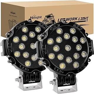 Nilight - 15023Fb-B Led Light Bar 2Pcs 7