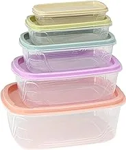 Royalford Food Storage Container, RF10240 | Premium Quality PP Polymer | BPA Free | Freezer Safe | Crystal Clear View | Leak-Proof Lid | Great For Work, School, Travel, And More