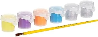 Crayola 54-0100 - 6 Ct. Washable Kids' Paint Pots, Glitter Effects