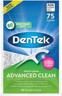 Dentek Triple Clean Floss Picks 75Ct