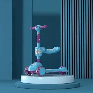 Coolbaby Children'S Three-In-One Scooter, With Flashing Light-Emitting Diode Wheel, Children'S Scooter, Children'S Toys