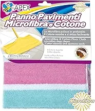 Apex MICROFIBRE & COTTON FLOOR CLOTH FOR DEEP CLEANING, Multicolor, 15007