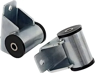 Daystar, Jeep Polyurethane Motor Mounts 4.0 Liter 6 Cyl. Engine, Fits 1986 To 2006 Comanche, Tj, Xj, Yj 2/4Wd, Kj01004Bk, Black, Made In America