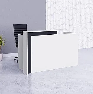 Mahmayi Zelda 26R001 Modern Reception Desk| Reception Counter | 180cm_White