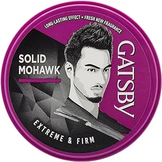 Gatsby Hair Styling Wax Ultimate & Shaggy | Creates a Rugged Mohawk Style Which Gives Firm Raised Look With Extra Bundling Effect | 75gm