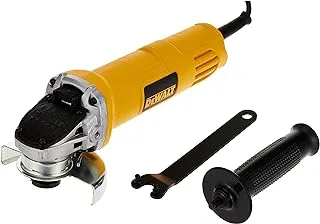 DeWalt 100mm, 800W, Toggle Switch, Angle Grinder, Yellow/Black, DWE4001-B5, 3 Year Warranty