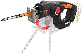 Worx Wx550L.9 20V Power Share Axis Wireless Reciprocating & Jig Saw (أداة فقط)