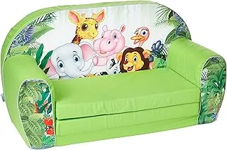 Delsit Toddler Sofa Bed Animals, Multi Color, Dt2-1924