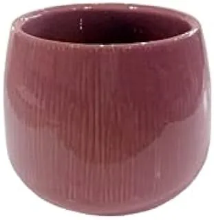 Dubai Garden Centre Bretagne Ceramic Plant Pot, 9 cm Height, Pink