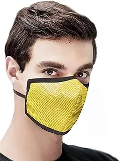 Swayam Reusable 4-Layers Outdoor Protective Face Mask-Yellow