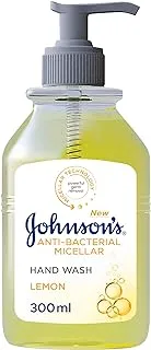 Johnson's Hand Wash, Anti-Bacterial Micellar, Lemon, 300 ml