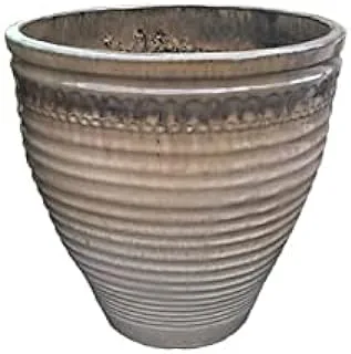 Dubai Garden Centre Ceramic Pot, Small, Gray