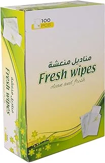 Falcon Pack Refreshing Wet Wipes Without Logo In Box, 100 Pieces