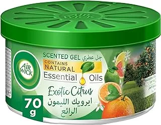 Airwick Air Freshener Scented Gel, Exotic Citrus, 70 gm