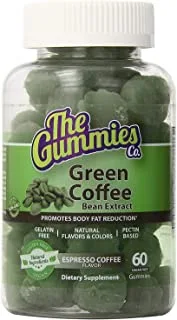 The Gummies Co. Green Coffee Bean Extract | Sugar Free Espresso Coffee Flavor