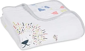 Aden + Anais Blanket, Leader Pack, 0 To 36 Months, White/Multi-Coloured, Piece Of 1