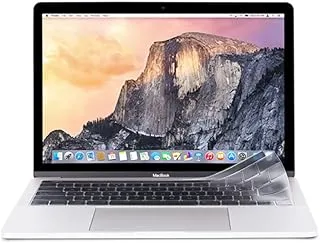 واقي لوحة مفاتيح WIWU TPU لجهاز MacBook Retina 12 بوصة ، شفاف