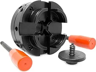 WEN LA4444 4-Inch 4-Jaw Self-Centering Chuck Set with 1-Inch x 8TPI Thread