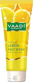 Vaadi Herbals Honey & Lemon Face Wash with Jojoba Beads, 60 ml