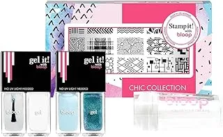 Bloop Pop6 Chic 03 S. Kit Nail Stamping 4X4 ml X 1STAMP