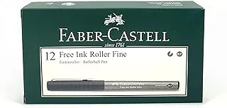 Faber-Castell Ink Roller Vision 0.7mm Black 12Pc, 248199