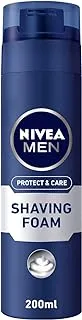 NIVEA MEN Shaving Foam, Protect & Care Aloe Vera, 200ml