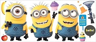 RoomMates RMK2081GM Despicable Me 2 Minions Giant Peel and Stick Wall Decals