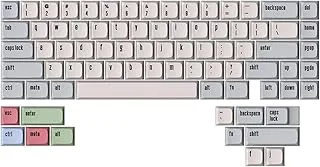 مجموعة Drop + Mito Xda Canvas Keycap للوحات المفاتيح 65٪ - متوافقة مع مفاتيح Cherry Mx والنسخ (65٪ 79-Key Kit)