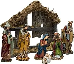 Kurt Adler 6-Inch Resin Nativity Set Of 7 Pieces