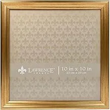 Lawrence 536210 10x10 Sutter Burnished Gold Picture Frame