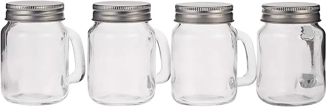 Harmony Table Top 4Pcs Set Glass Spice Jar