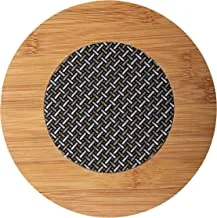 Bamboo Plate Mat- Bamboo Coaster Heat Insulation Pad for Dining Table Kitchen Placemat Circular Shape Bamboo- Bamboo Placemats Set