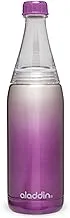 Aladdin Fresco Twist & Go Thermavac™ Stainless Steel Water Bottle 0.6L Purple – Leakproof | Double Wall Vacuum Insulated Reusable Water Bottle | Keeps Cold for 8 Hours | BPA-Free | Dishwasher Safe