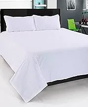 Kingtex Bed Sheet 160 X 280Cm, White, Bs11300.01