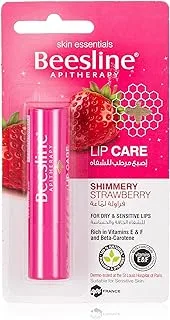 Beesline Lip Care, Shimmery Strawberry