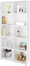 Artany Clean Bookcase, White, H 187.8 Cm X W 90 X D 30, 5333