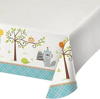 Creative Converting Happi Woodland Boy Plastic Tablecover